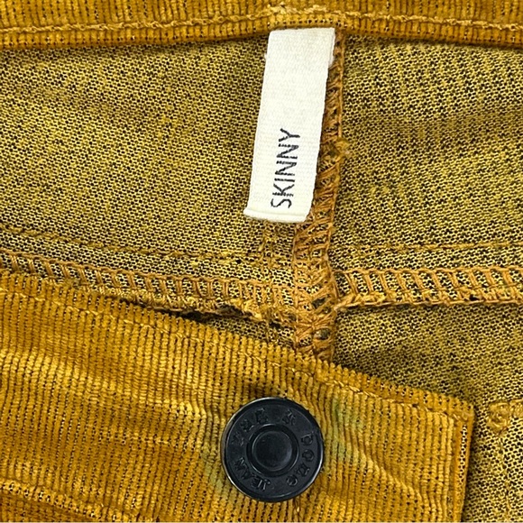 SOLD! Rag & Bone Skinny Jeans Corduroy Pants Saffron Yellow - Picture 9 of 12
